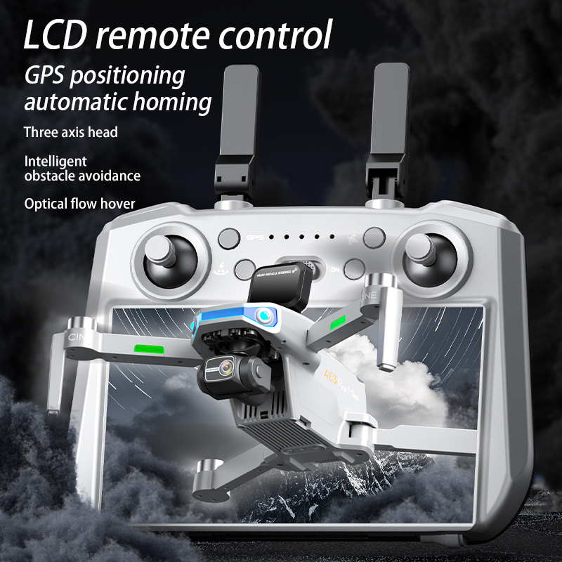 AE3 PRO Max NEW LCD SC GPS Дро – обзор и цена Drone Camera Professional