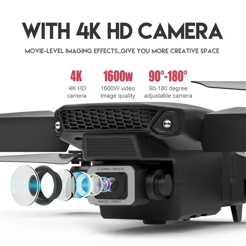 E88 Pro WIFI FPV Дрон Широкоуг – обзор и цена Drone Camera Professional